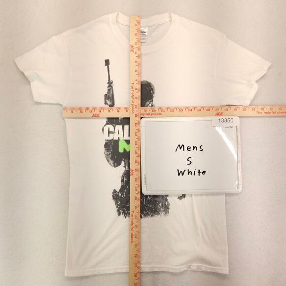 Call of Duty MW3 Short Sleeve Crew Neck Graphic T Shirt Mens Size S White - Picture 5 of 9